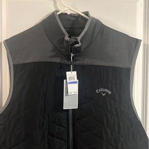 Callaway Golf Vest Zip Opti Shield Sleeveless